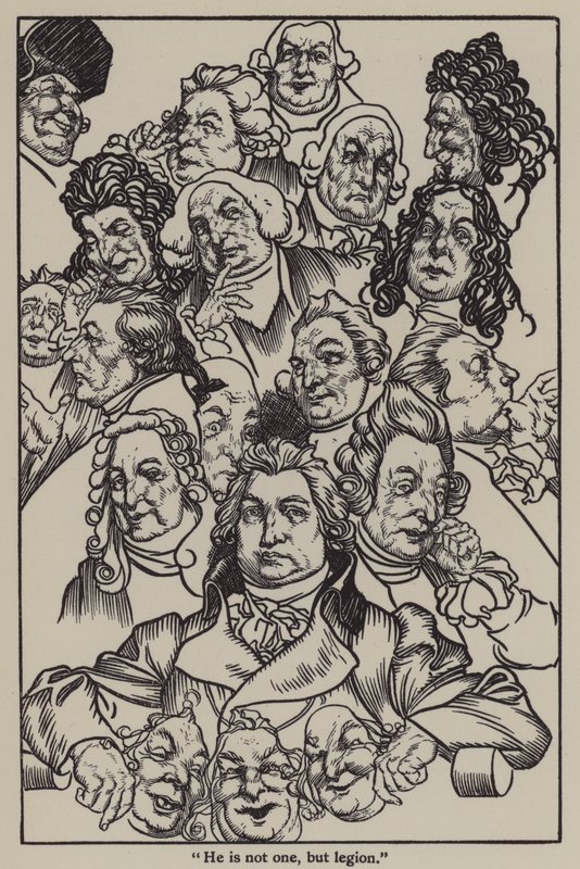 Illustration for The Essays of Elia by Charles Lamb by A. Garth Jones