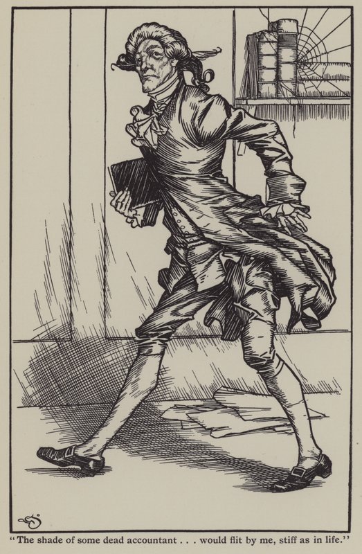 Illustration for The Essays of Elia by Charles Lamb by A. Garth Jones