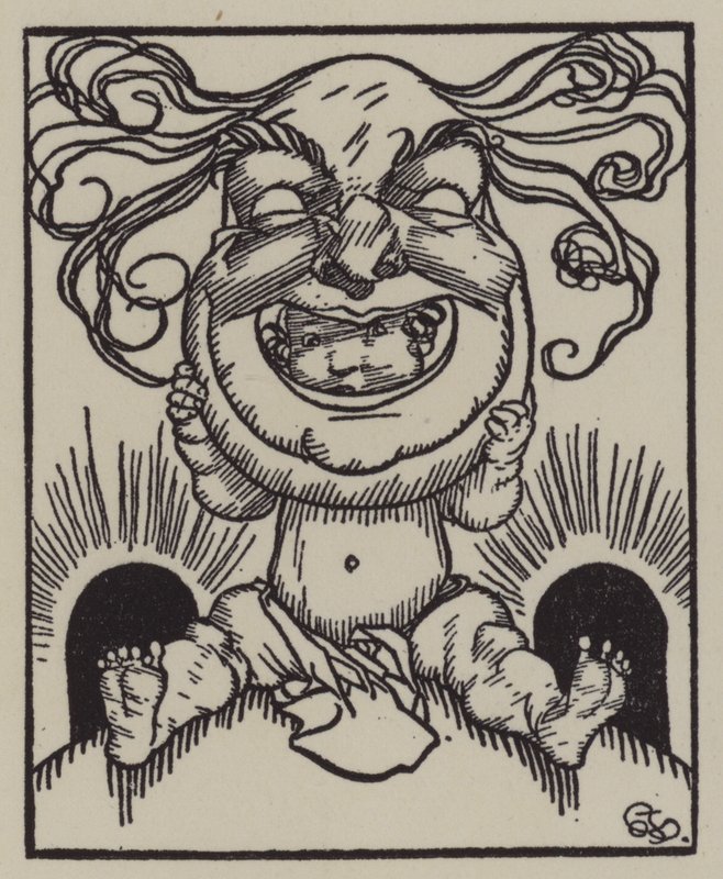 Illustration for The Essays of Elia by Charles Lamb by A. Garth Jones
