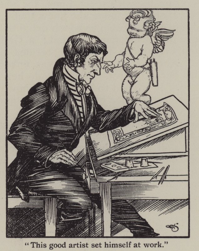 Illustration for The Essays of Elia by Charles Lamb by A. Garth Jones