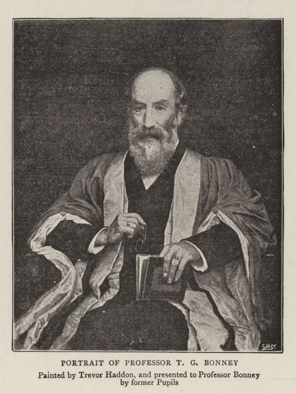 Portrait of Professor T G Bonney by A. Trevor Haddon