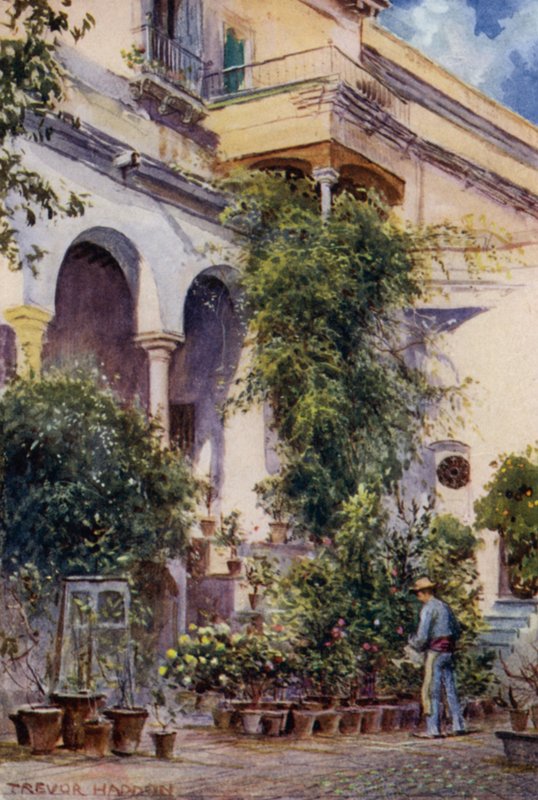 Seville, Gardens of the Alcazar by A. Trevor Haddon