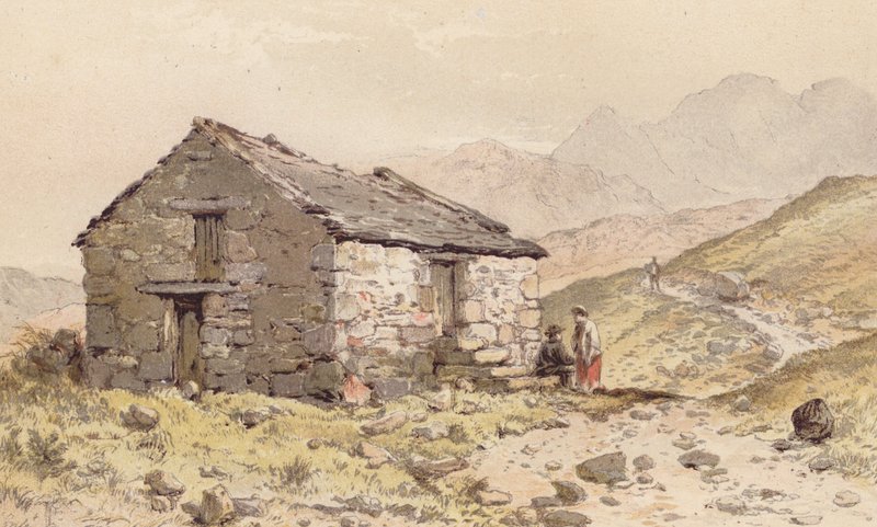 Hut at Ghorphwysfa, North Wales by Aaron Edwin Penley