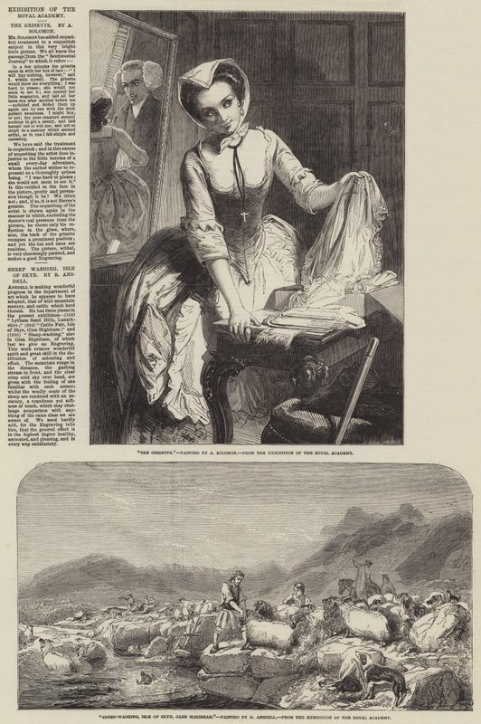 Exhibition of the Royal Academy by Abraham Solomon