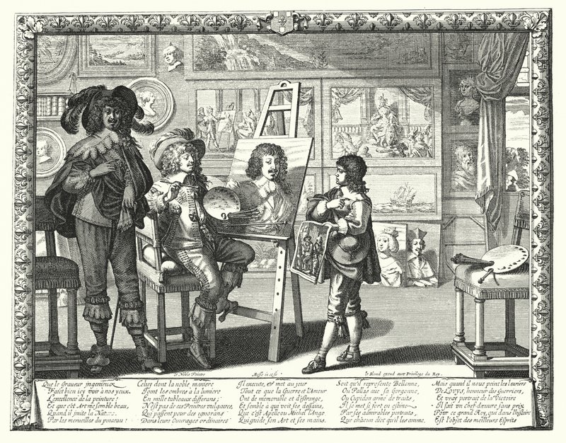 The Noble Painter by Abraham (after) Bosse