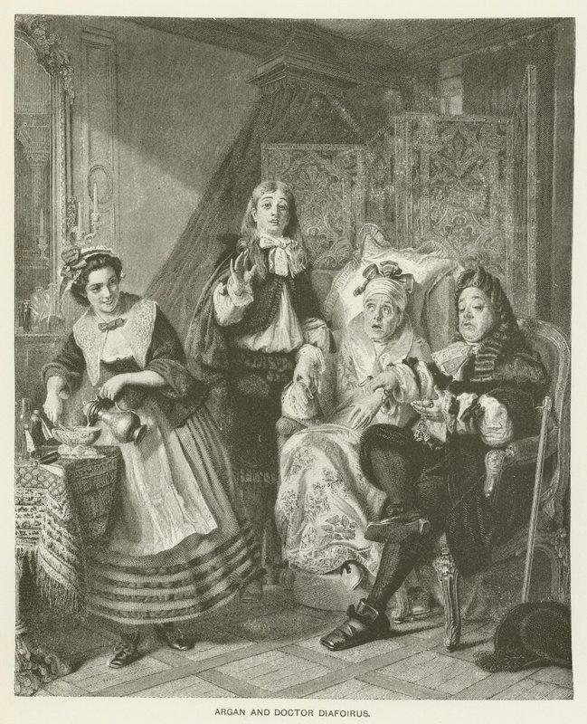 Argan and Doctor Diafoirus by Abraham Solomon
