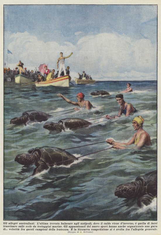 The Cheerful Australians by Achille Beltrame