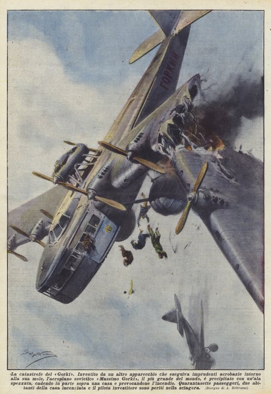The Gorki Catastrophe by Achille Beltrame