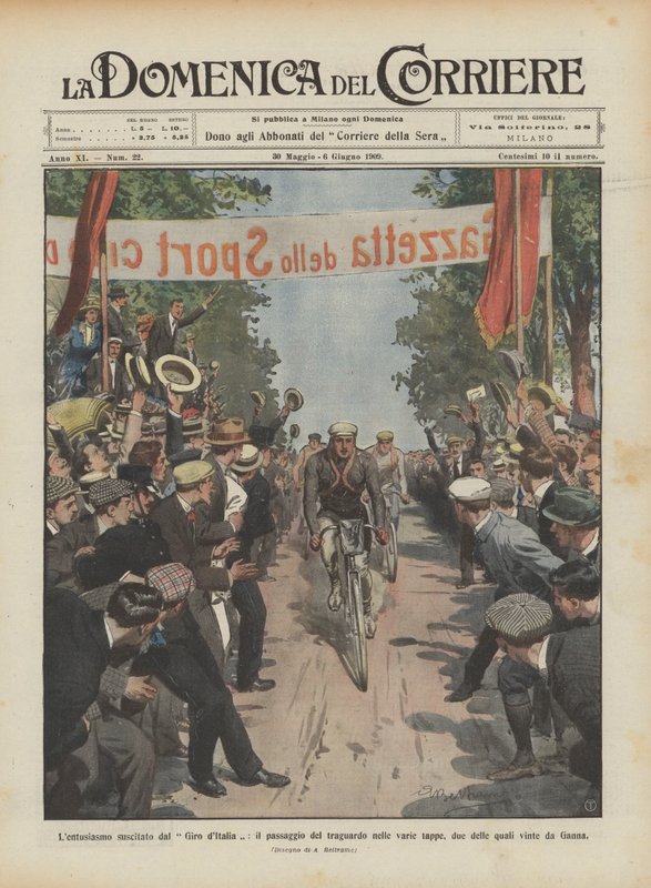 The enthusiasm aroused by the Giro d
