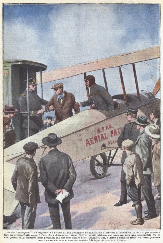 Even Criminals in Airplanes by Achille Beltrame