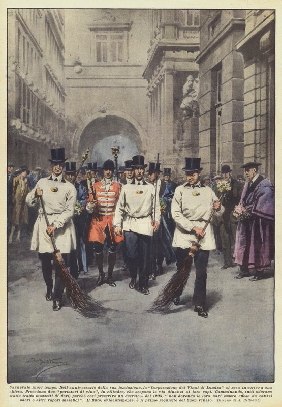 Out-of-season carnival by Achille Beltrame