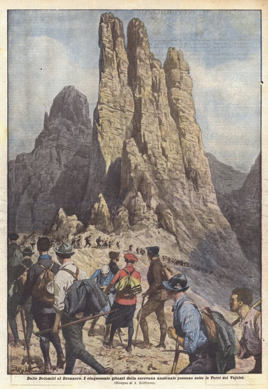 From the Dolomites to Brenner by Achille Beltrame