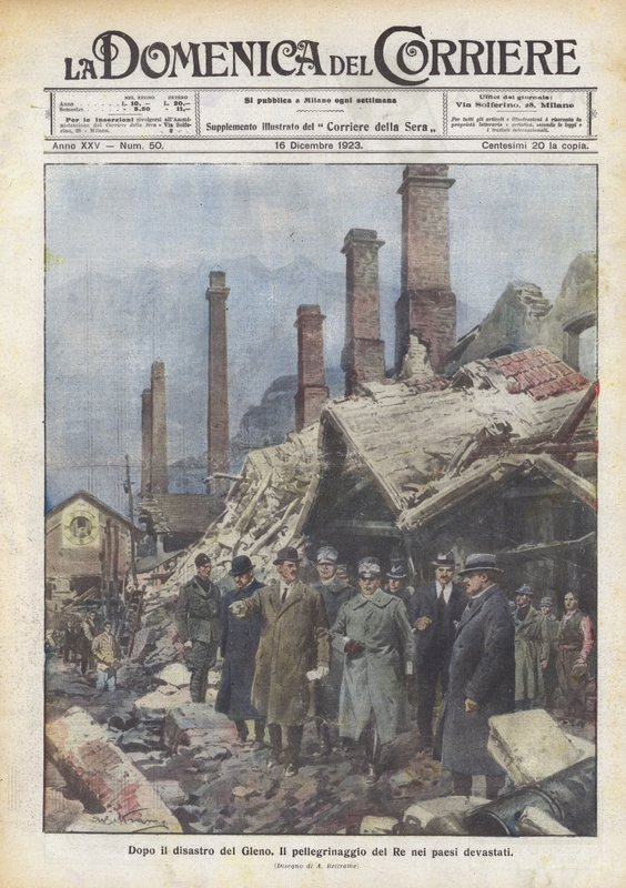 After the Gleno Disaster by Achille Beltrame