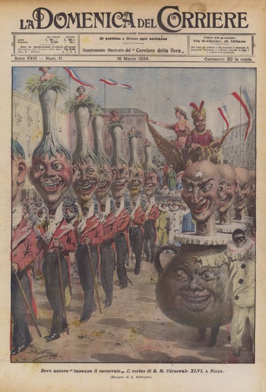 Where Carnival Still Rages by Achille Beltrame
