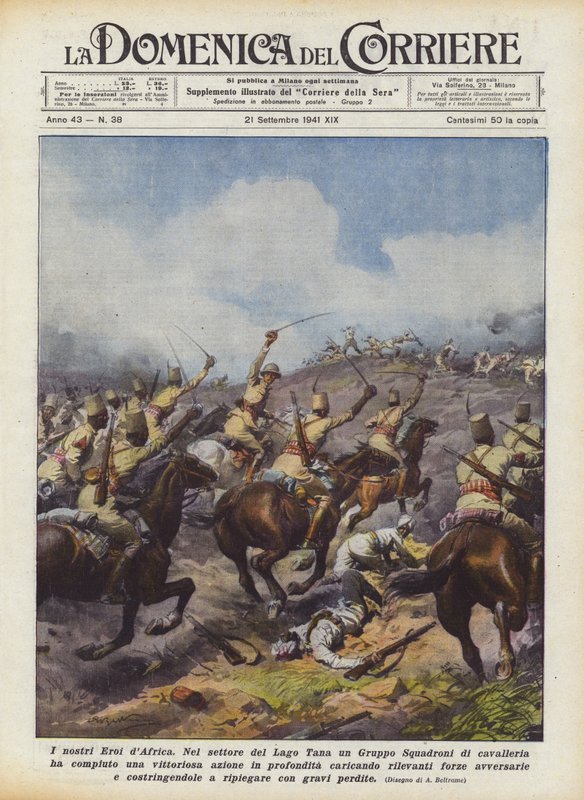 Our Heroes of Africa by Achille Beltrame