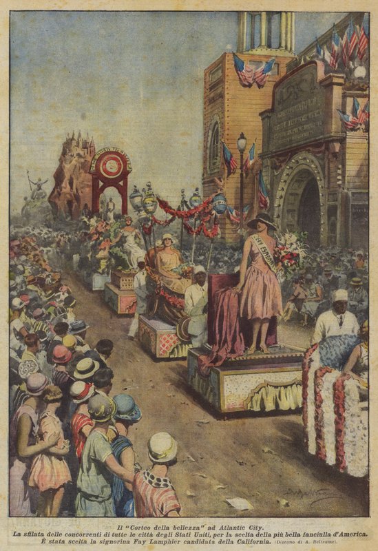 The Beauty Parade in Atlantic City by Achille Beltrame