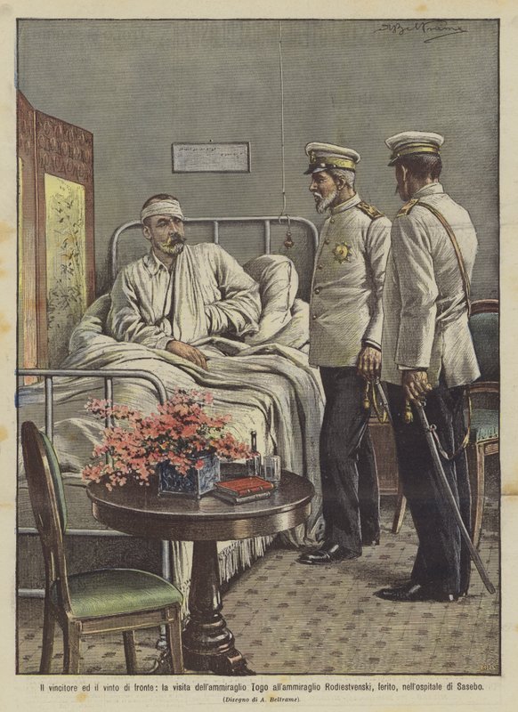 The Victor and the Vanquished Face to Face, Admiral Togo