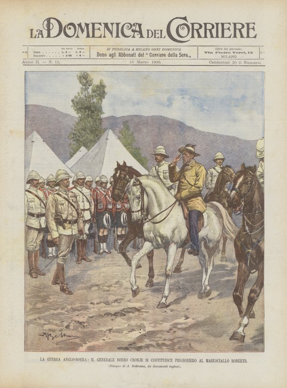 The Anglo-Boer War, Boer General Cronje Surrenders to Marshal Roberts by Achille Beltrame