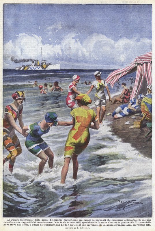 War Inspiring Fashion by Achille Beltrame