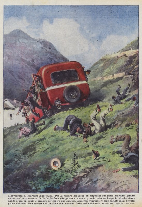 The adventure of forty Mantovani by Achille Beltrame
