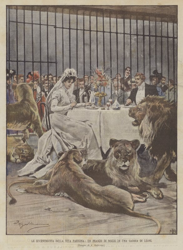 The Eccentricities of Parisian Life, A Wedding Lunch in a Lion
