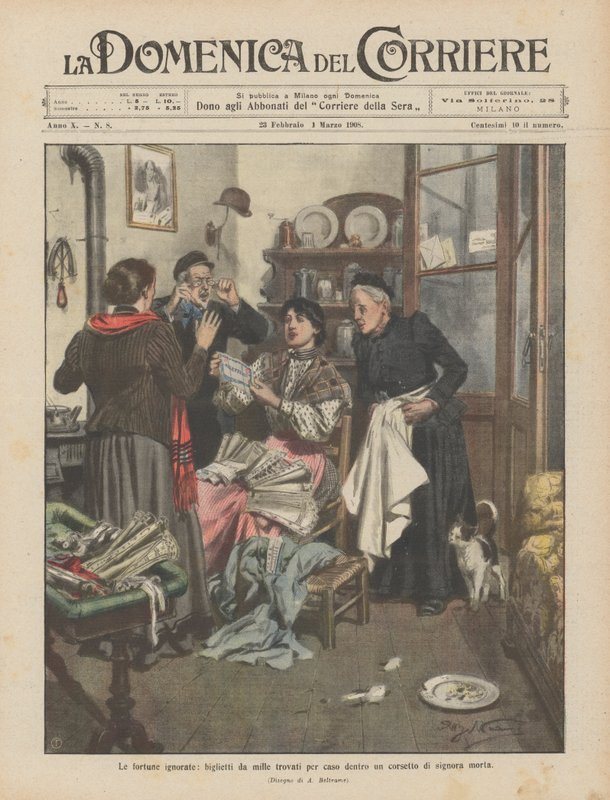 The Ignored Fortunes, Thousand Tickets Found by Chance Inside a Dead Lady