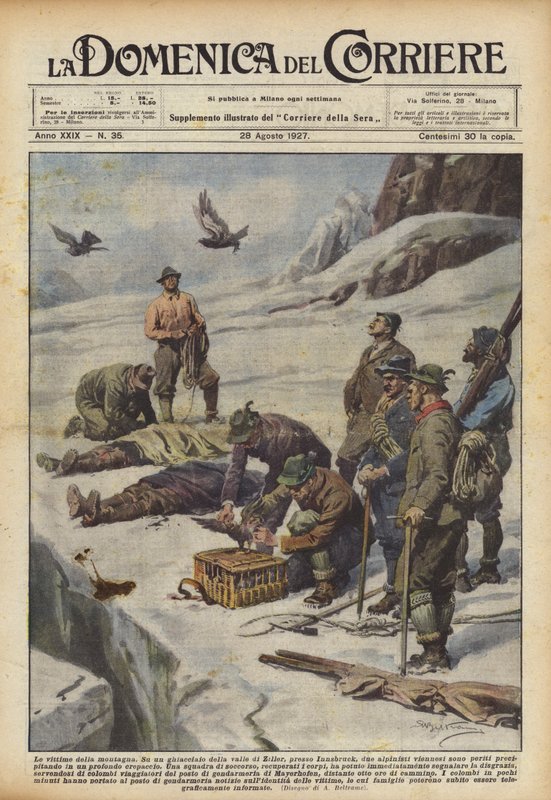 The Victims of the Mountain by Achille Beltrame