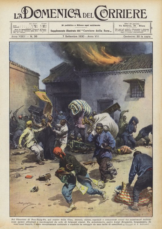 In the Vicariate of Nan-Yang-Fu, in central China, institutes, churches, hospitals, and orphanages by Achille Beltrame