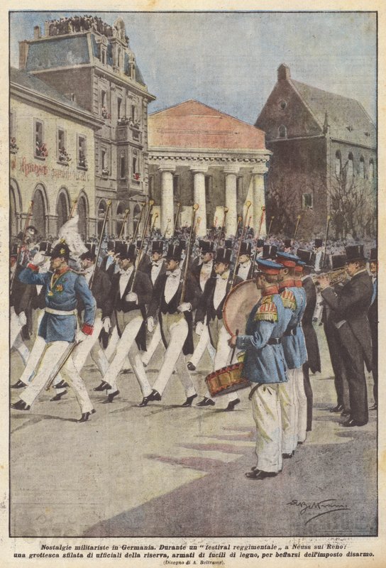 Militarist Nostalgia in Germany by Achille Beltrame