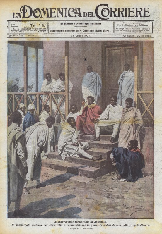 Medieval survivals in Abyssinia by Achille Beltrame