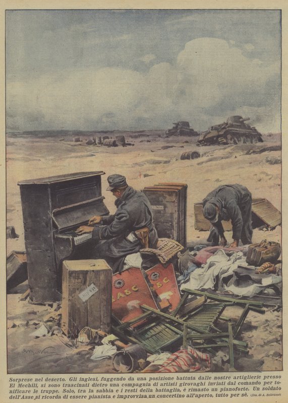 Surprises in the Desert by Achille Beltrame