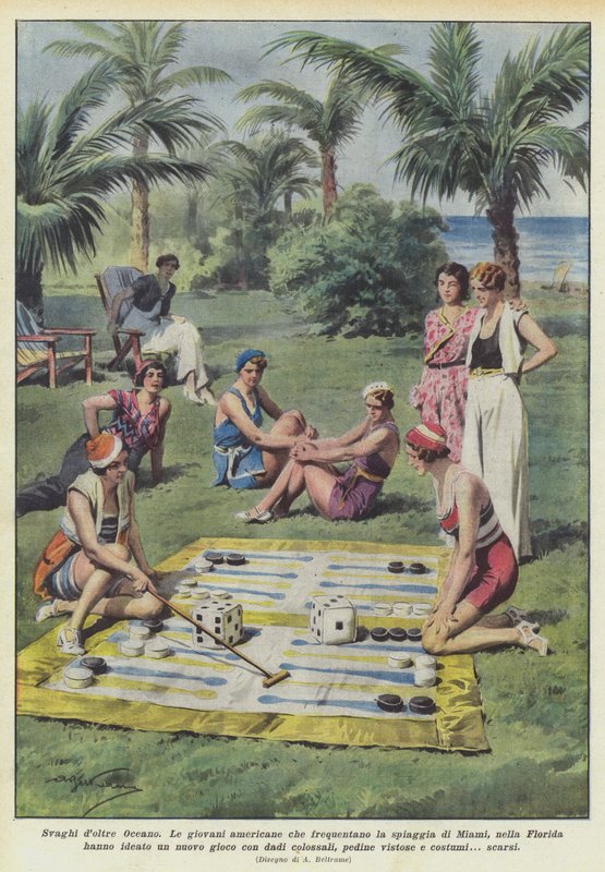 Overseas Amusements by Achille Beltrame
