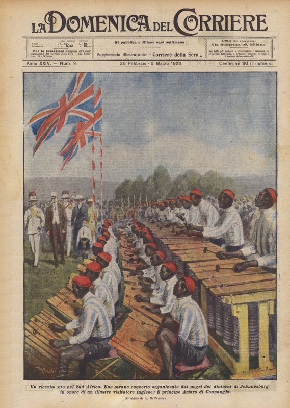A Reception in South Africa by Achille Beltrame