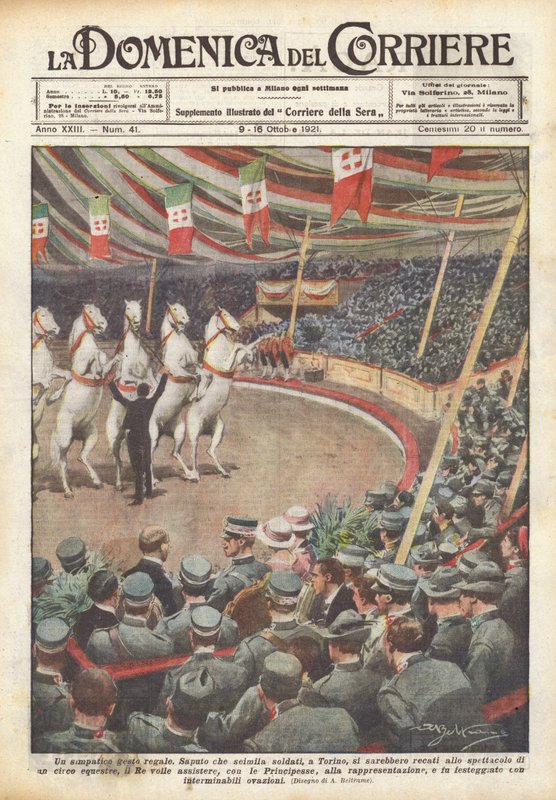 A Nice Royal Gesture by Achille Beltrame