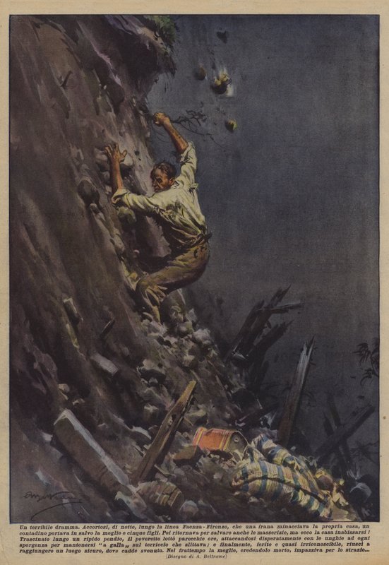 A Terrible Drama by Achille Beltrame