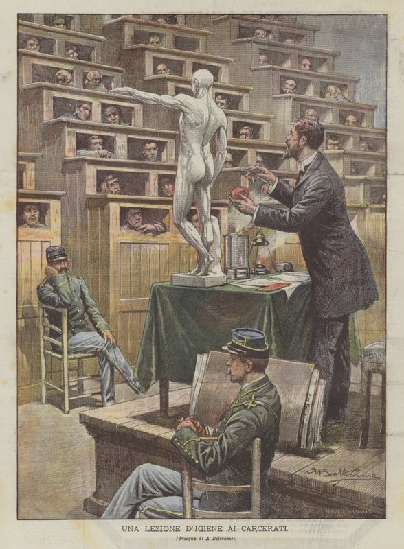 A Hygiene Lesson for Prisoners by Achille Beltrame