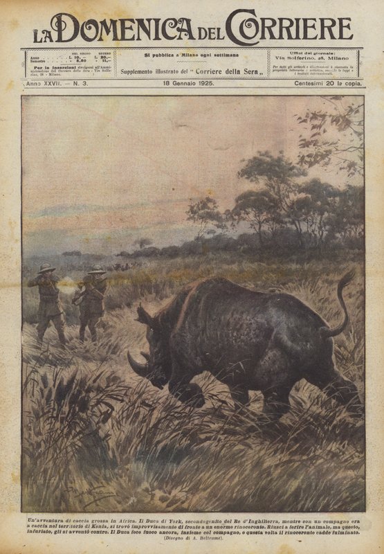 A Big Game Hunting Adventure in Africa by Achille Beltrame