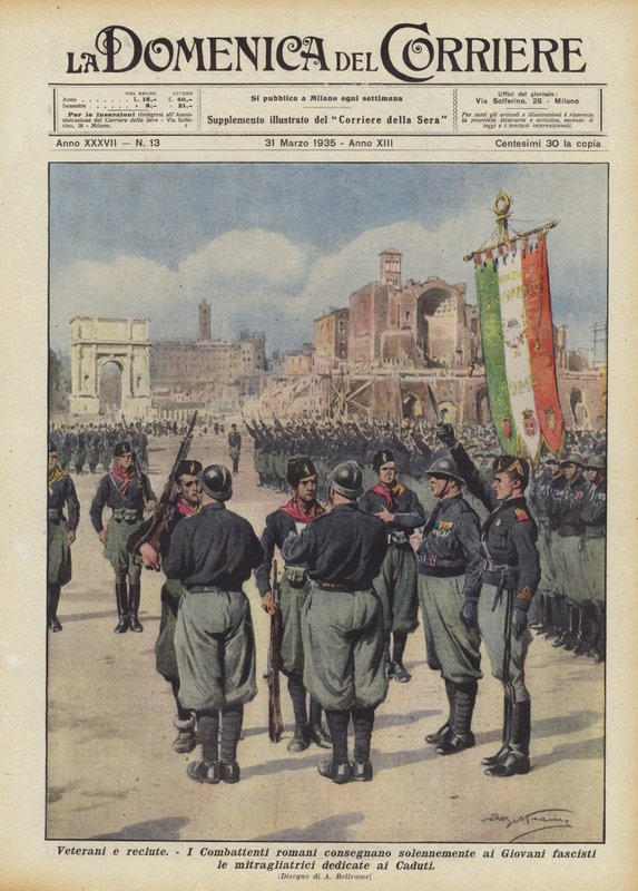 Veterans and Recruits by Achille Beltrame