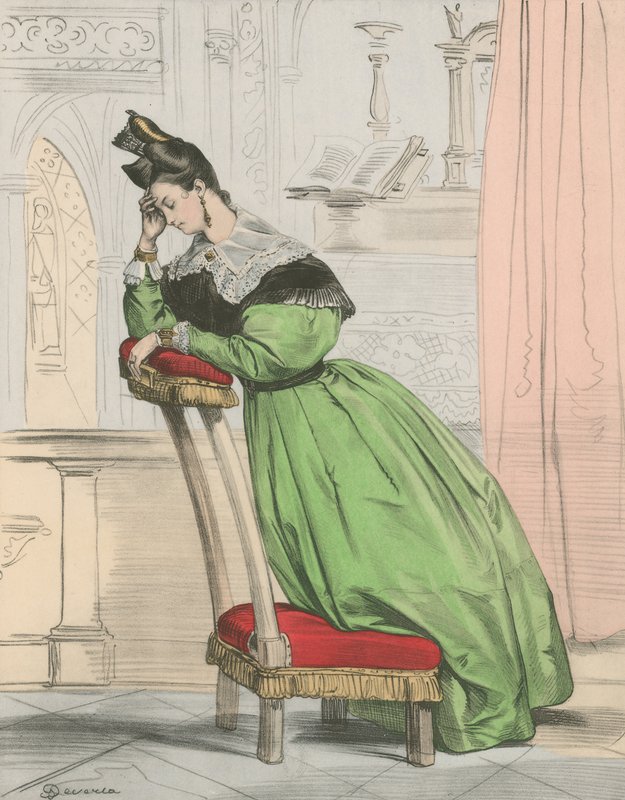 8 Heures du matin by Achille Devéria
