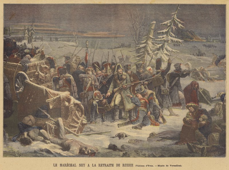 Marshal Ney on the Retreat from Russia by Adolphe Yvon