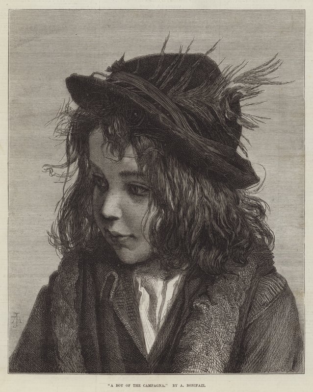 A Boy of the Campagna by Adriano Bonifazi