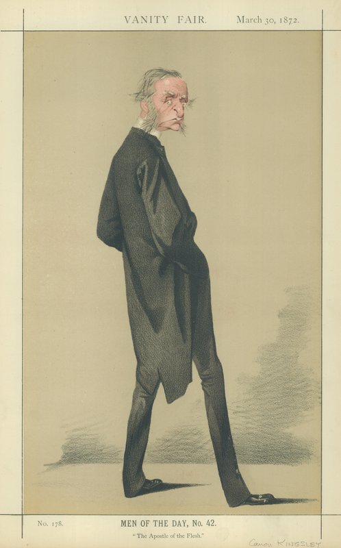 The Reverend Canon Charles Kingsley by Adriano Cecioni