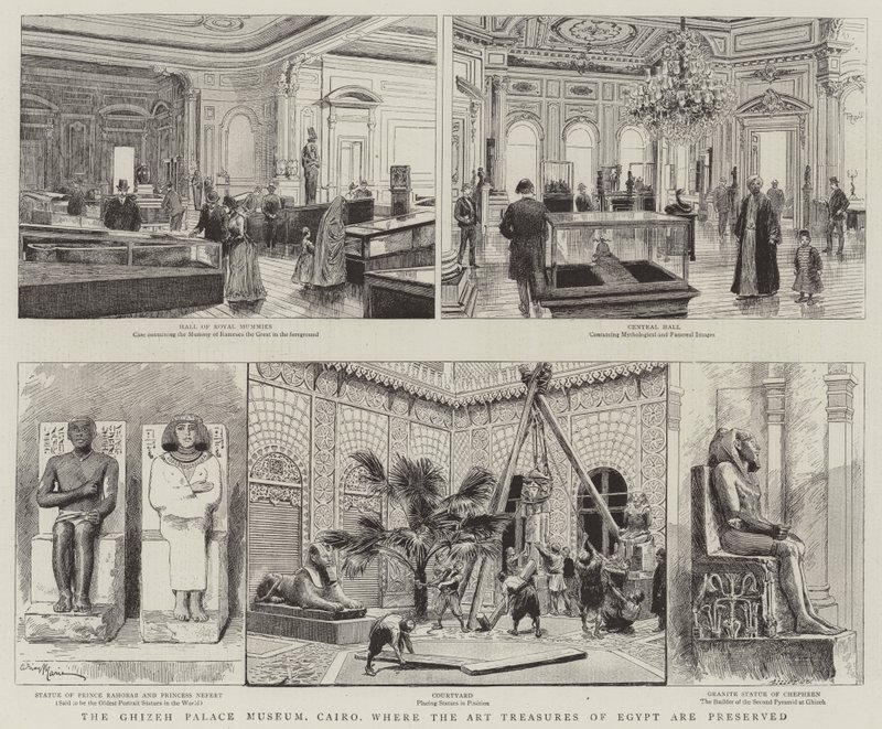 The Ghizeh Palace Museum, Cairo, Where the Art Treasures of Egypt Are Preserved by Adrien Emmanuel Marie