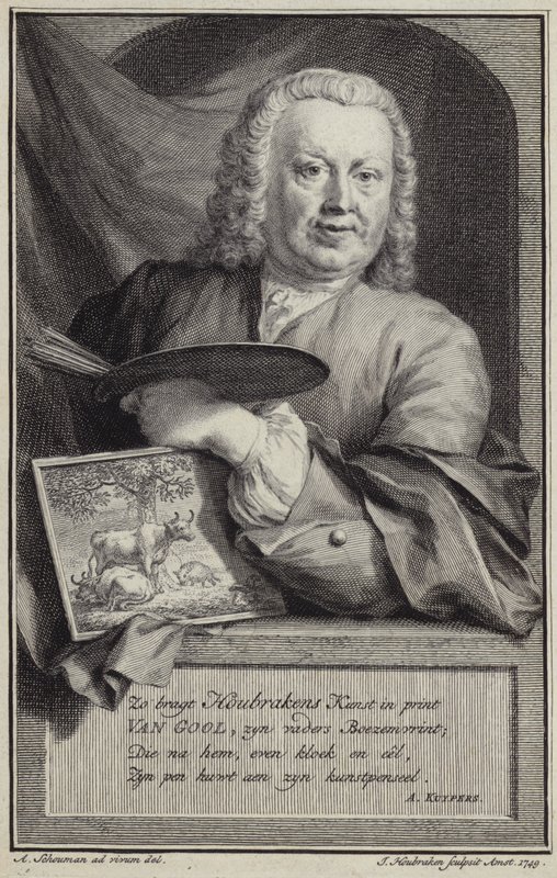 Portrait of Jan van Gool by Aert Schouman