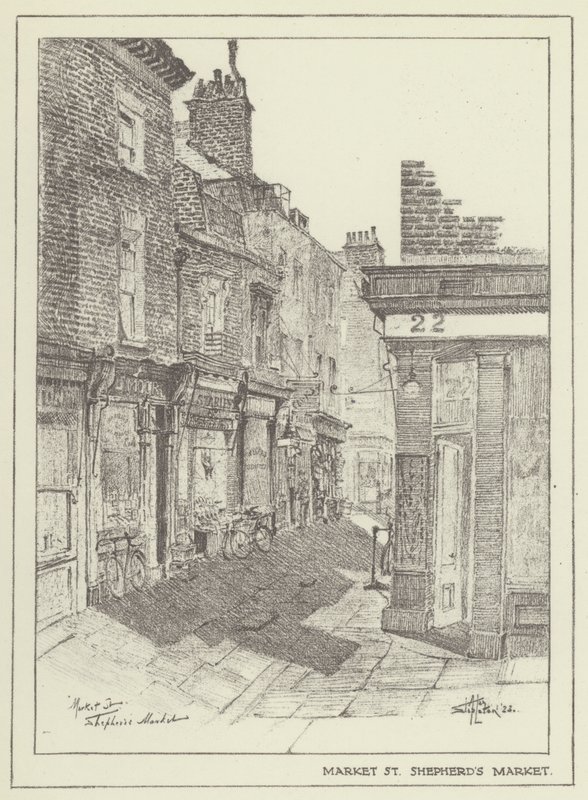 Market Street, Shepherds Market by Alan Stapleton