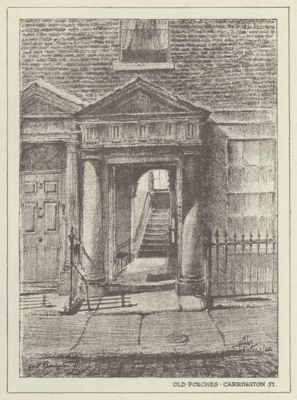 Old Porches, Carrington Street by Alan Stapleton