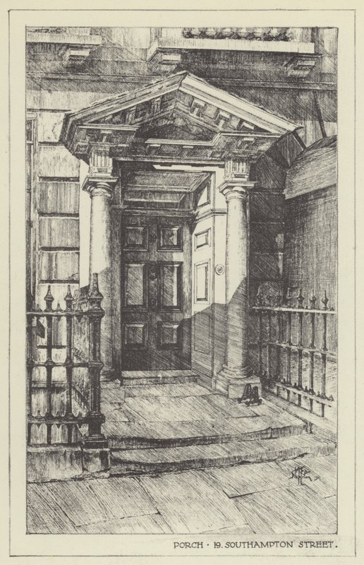 Porch, 19, Southampton Street by Alan Stapleton