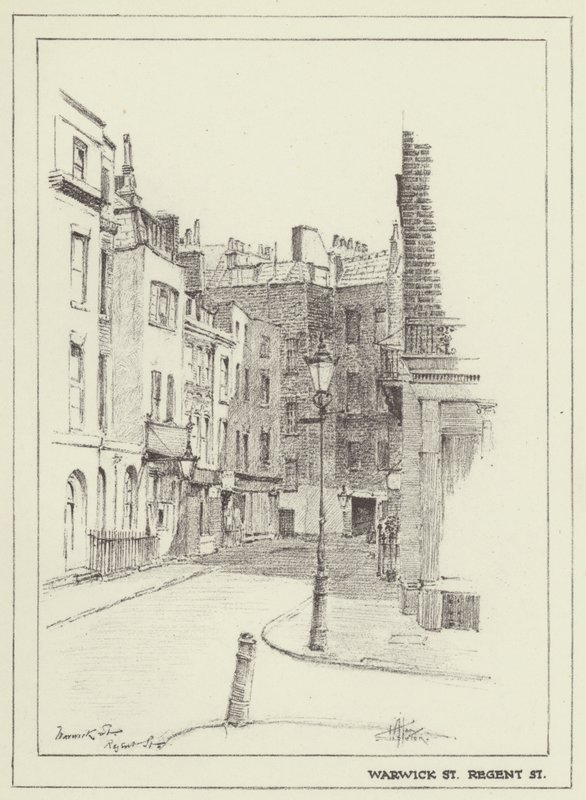 Warwick Street, Regent Street by Alan Stapleton