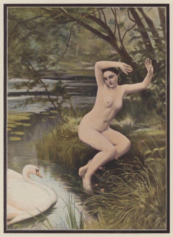Leda, Spartan Princess from Greek Mythology by Albert (after) Aublet