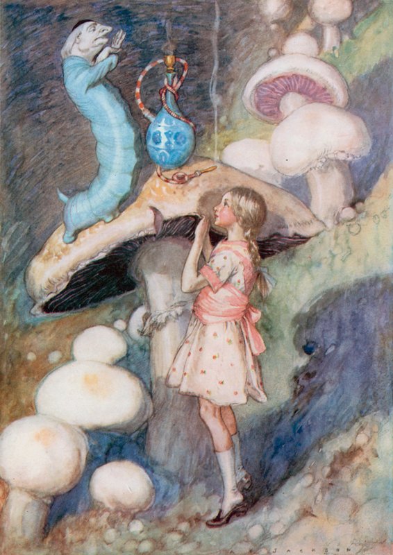 Illustration for Alice in Wonderland by Albert Edward Jackson